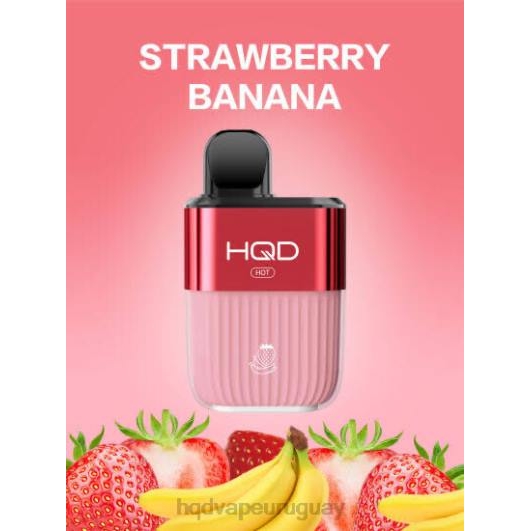 HQD HOT 5000 bocanadas | HQD Vape Sabores 868F69 Fresa plátano