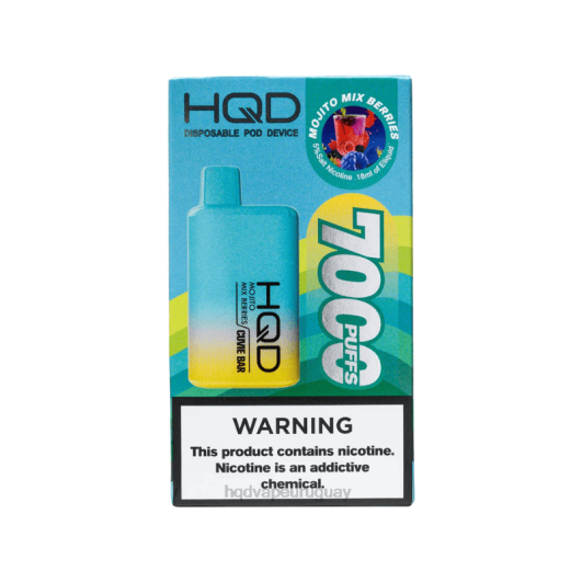 HQD CUVIE BAR desechable | HQD Wholesale 868F224 mezcla de mojitos con bayas