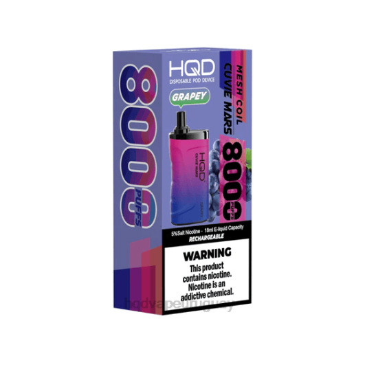 HQD CUVIE MARS desechable | HQD Cigarrillo Electronico 868F170 uva