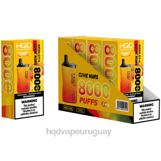 HQD CUVIE MARS desechable | HQD Online Shop 868F255 Fresa plátano