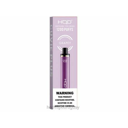 HQD CUVIE PLUS vaporizador desechable | HQD Vape Uruguay 868F171 uva